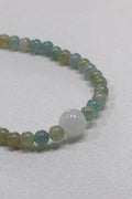 Icy Burmese Jadeite Beaded Necklace